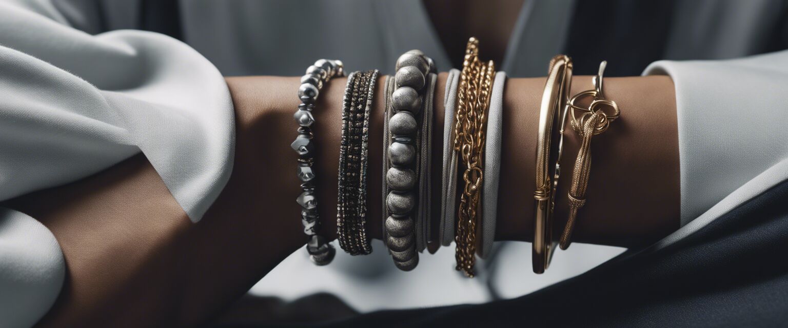 Layering minimalist bracelets